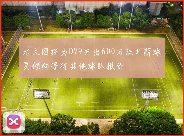 尤文图斯为DV9开出600万欧年薪球员倾向等待其他球队报价